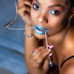 Necklace "Estela Seduction" onyx & 950 silver - Image 5