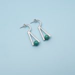 Earrings "Eclipse Deco" 950 silver - Image 3