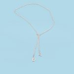 Necklaces "A lot more that two" silver 950 & circone - Image 3