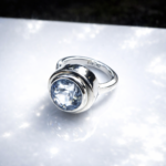 Exclusive Aquamarine Ring — ROX 950 Silver - Image 2