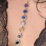 Custom Seven Chakra Necklace – 950 Silver & Natural Quartz