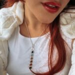 Custom Seven Chakra Necklace – 950 Silver & Natural Quartz - Image 3