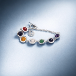 Personalized Seven Chakras Bracelet — 950 Silver & Natural Quartz | ROX