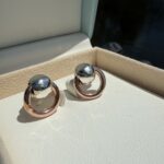 Hermes Aldaba Inspiration Earrings
Silver 950 & Copper - Image 4