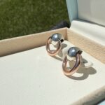 Hermes Aldaba Inspiration Earrings
Silver 950 & Copper - Image 2