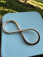 Pure Copper Infinity Keychain — Divine Protection 8888 - Image 2
