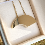 14K Gold Chain + Cuba Silhouette Pendant