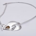 Habanos Heart Necklace — Citrine - Image 4