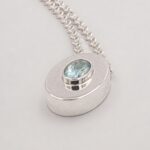 Energy Balance Necklace – Silver 950 & Natural Quartz - Image 7