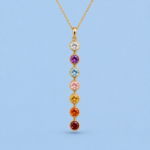 Collar Siete Chakras , Rayo de Luz